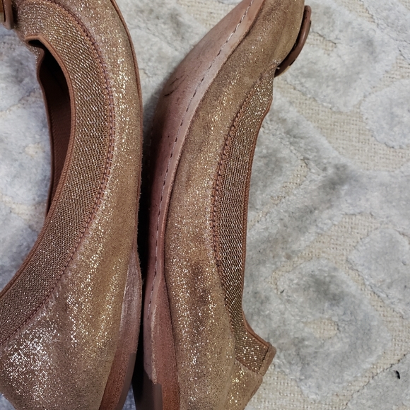 Tory Burch Caroline Metallic Flats - Picture 4 of 6